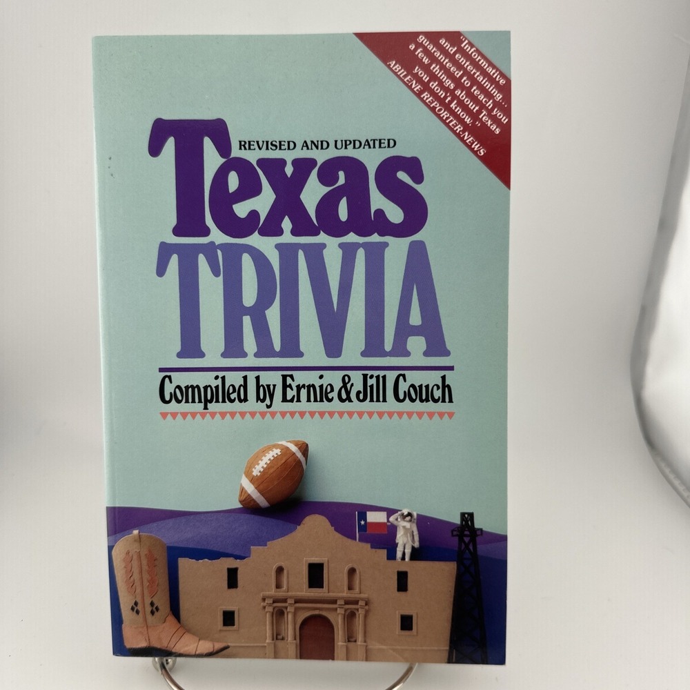 TEXAS TRIVIA By Ernie Couch & Jill Couch **Like NEW**
